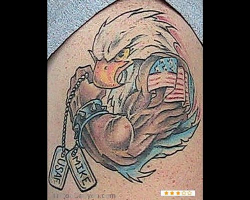 Powerful Army Tattoo