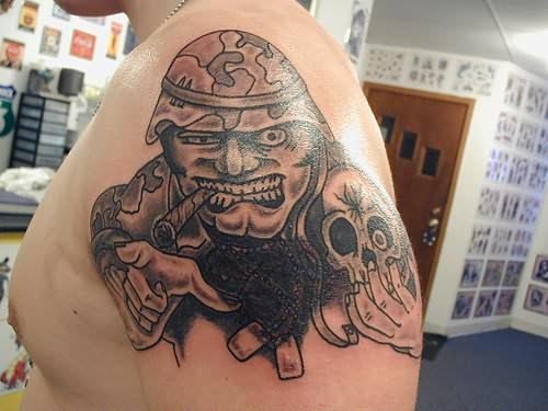 Deadly Soldier Tattoo