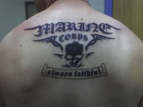 Always Faithful Word Tattoo