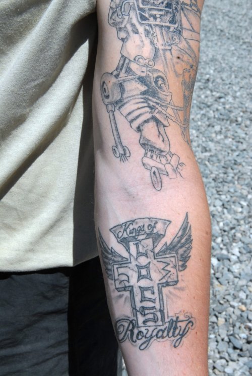 Left Arm Army Tattoo