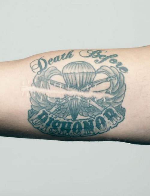 Death Before Tattoo On Arm
