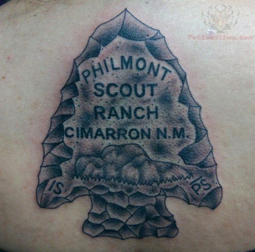 Philmont Scout Arrow Tattoo