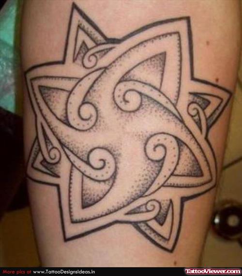 Aztec Star Tattoo