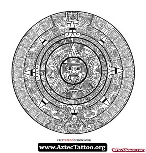 Special Aztec Tattoo Design