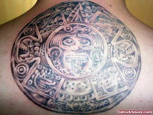 Upperback Aztec Tattoo