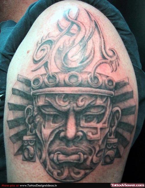 Aztec Rattoo On Left Shoulder