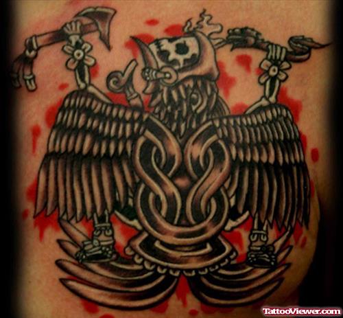 Aztec Birds Tattoo