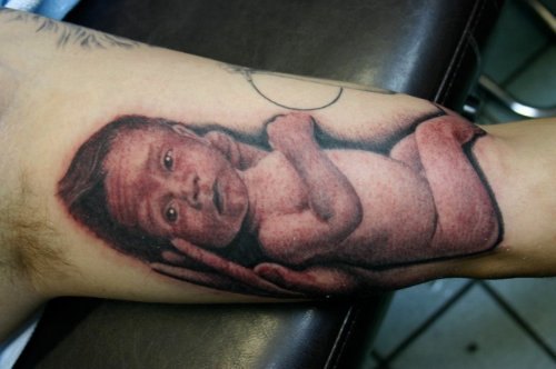 New Born Baby Tattoo
