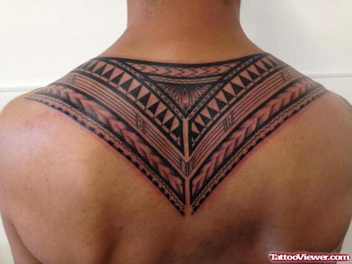 Maori Upperback Tattoo