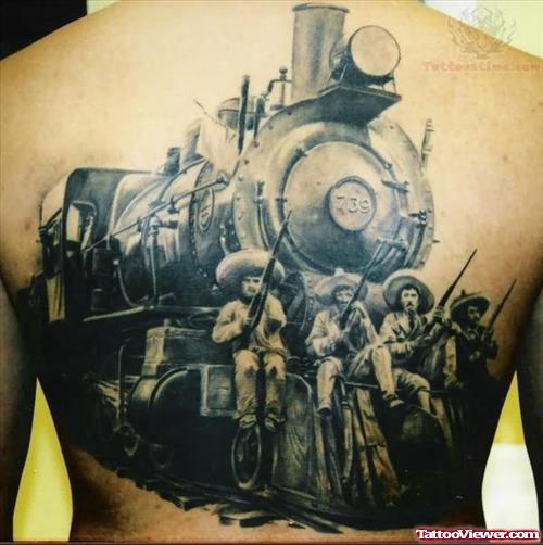 Carlos Torres Tattoo On Back