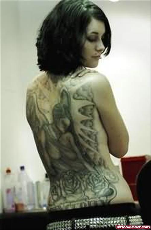 Pretty Back Tattoo