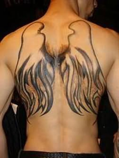 Awesome Wings Tattoos On Back