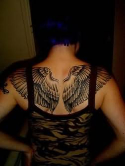 Mind Blowing Wings On Back Body