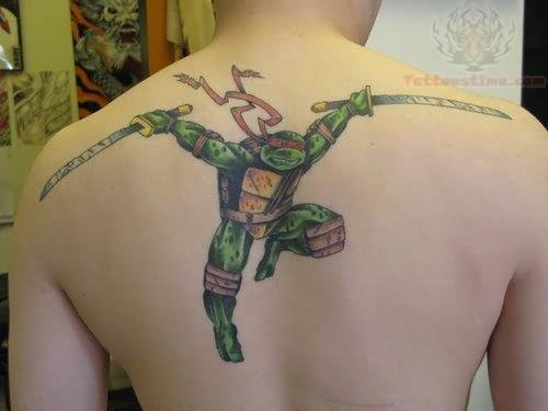 Ninja Tattoo on Back