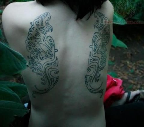 Back Body Tattoos For Girls