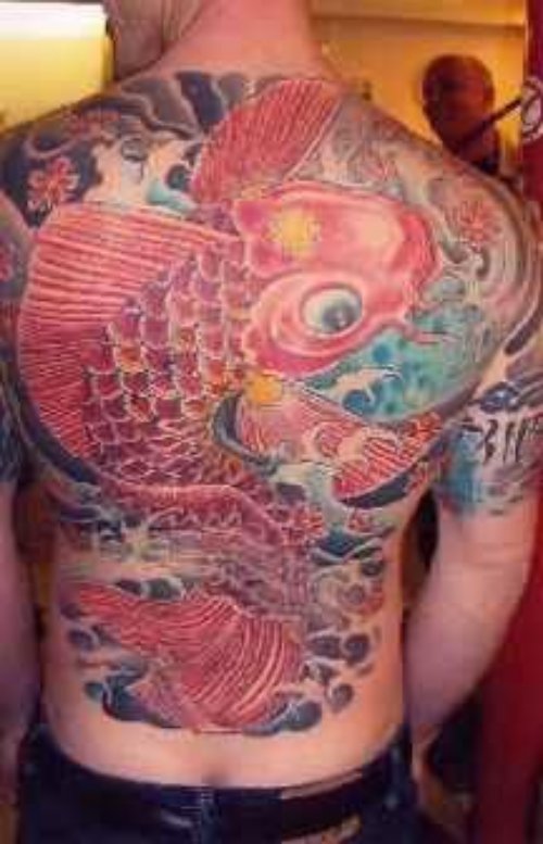 Fish Back Tattoo