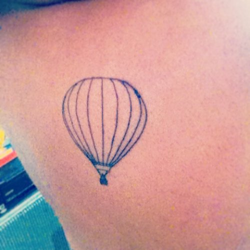 Balloon Tattoo On Back