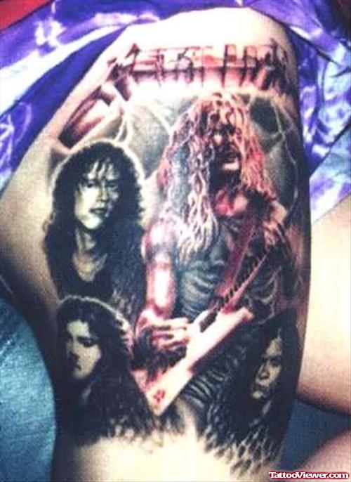 Back Tattoos Of Bands