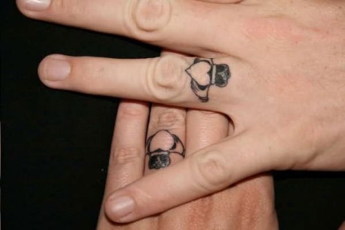 Claddagh Finger Band Tattoos