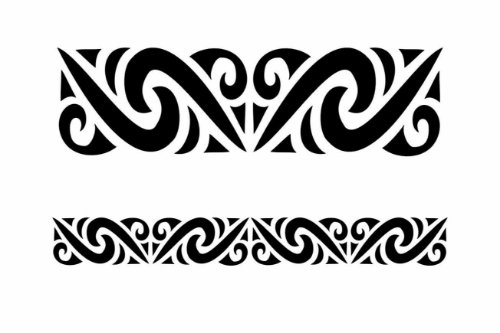 Amazing Maori Band Tattoo Design