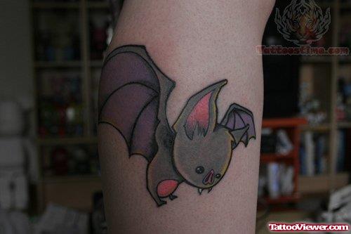 Large Bat Tattoo