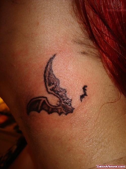Small Bat Tattoo