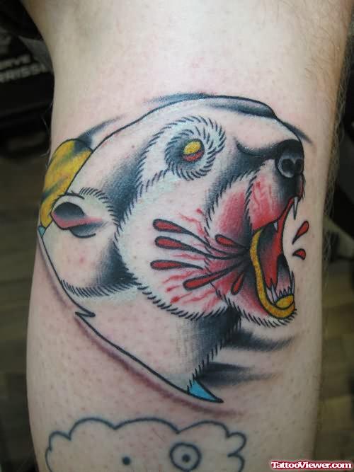 Polar Bear Blood Tattoo