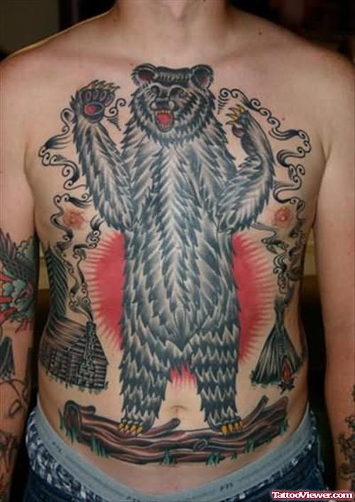 Strange Bear Tattoo