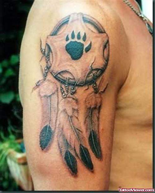 American Bear Tattoo