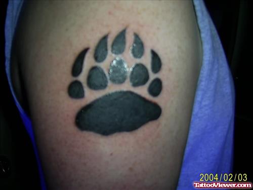 Bear Paw Black Tattoo