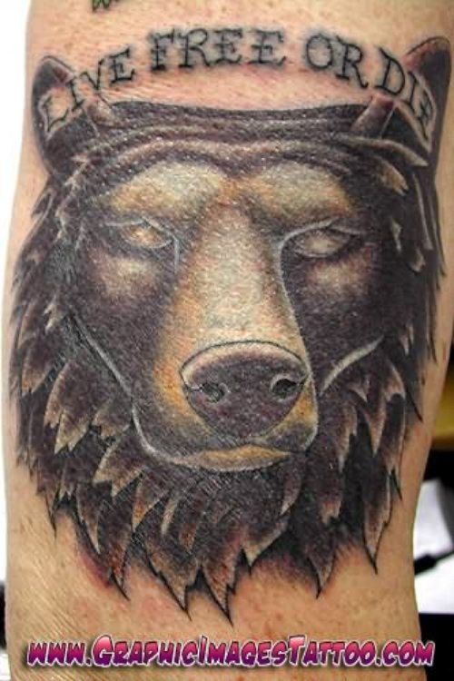 Free Bear Tattoo
