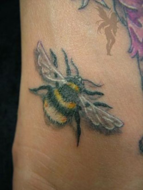 Bee Tattoo For Girls