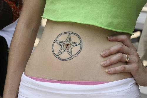 Nice Belly Tattoo