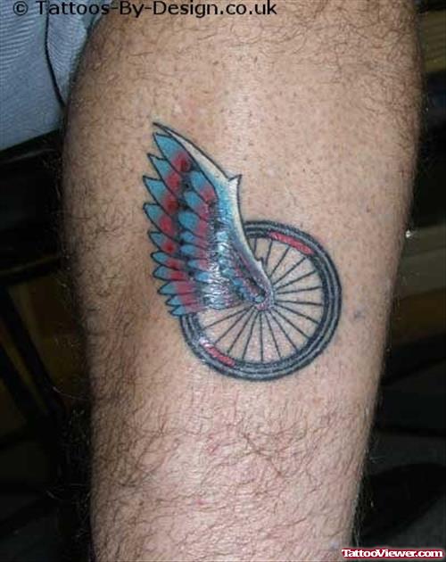 Bicycle Wings Tattoo