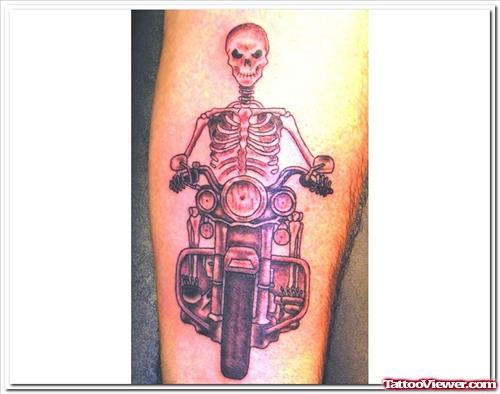 Scary Bike Tattoo