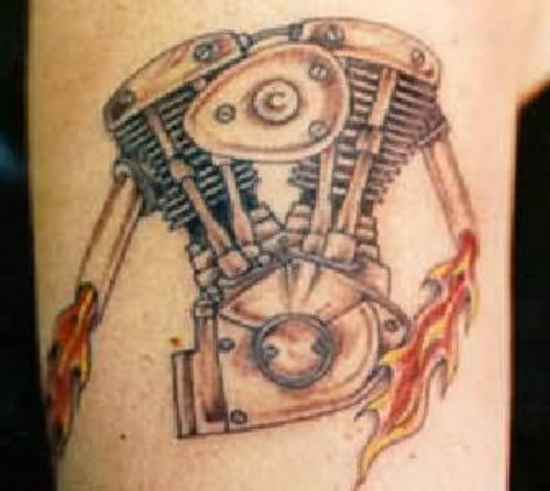 BikeвЂ™s Engine Tattoo