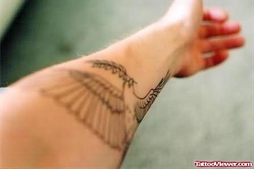 Bird Wings Tattoo On Arm