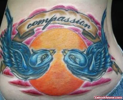 Birds With Compassion - Bird Tattoo