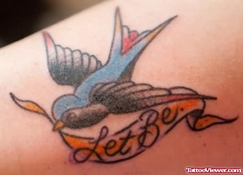 Let Be Bird Tattoo