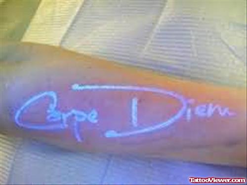 Corpe Tattoo On Arm
