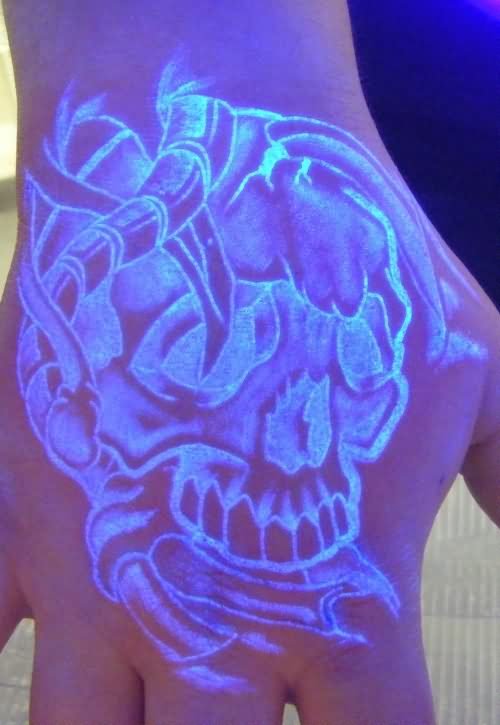 Amazing Blacklight Tattoo