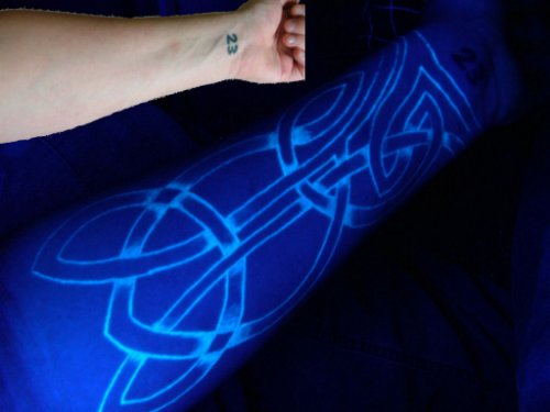 Celtic Black Light Tattoo Design By Puzzlerf