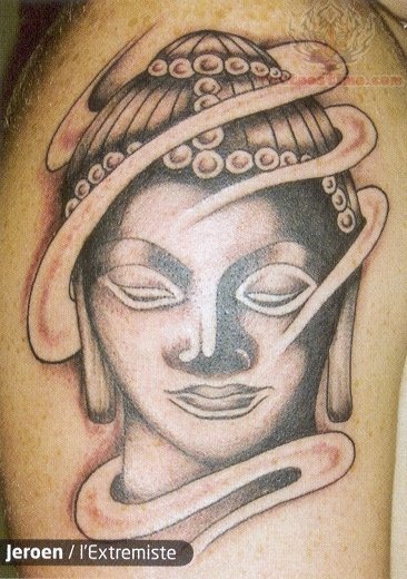 Latest Buddha Tattoo Image