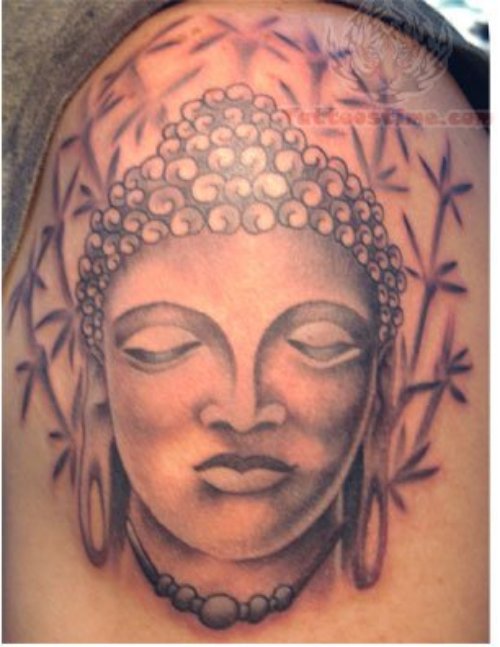 Buddhist Tattoo For Shoulder