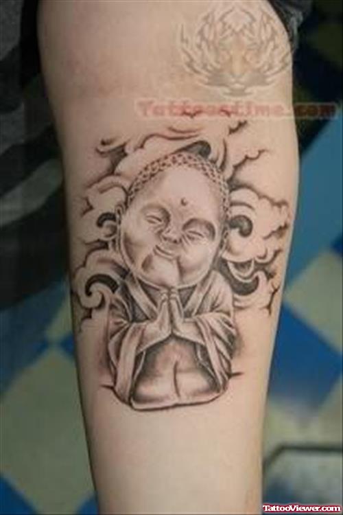 Cute Buddhist Tattoo
