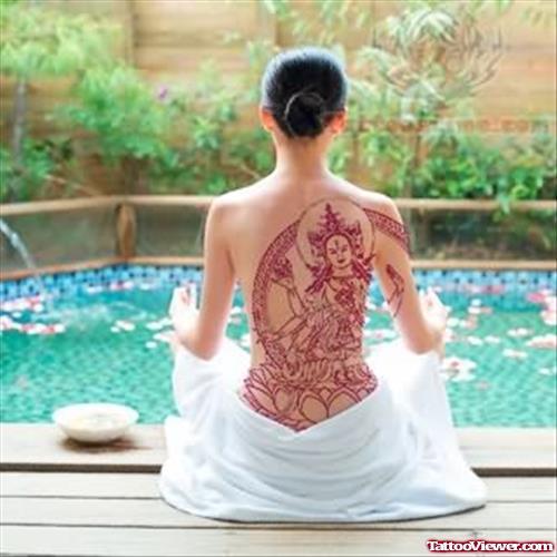 Buddhist Religious Tattoo