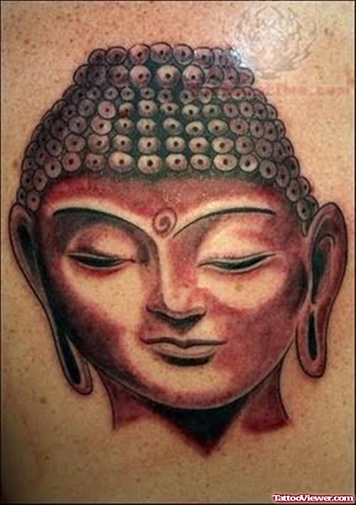 Buddhist Head Tattoo