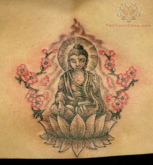 God Buddha Tattoo Image