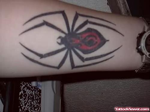 Bug Tattoo Spider at Arm
