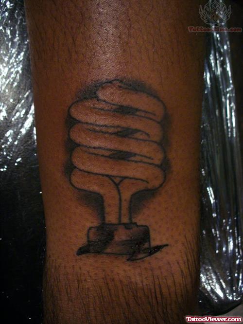 Light Bulb Tube Tattoo